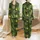 Women's Bold Deep Brown Tropical Yellow Pineapple & Green Monstera Leaf Pattern Satin Pajamas Set - 1