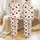 Women's Cozy Hand-Drawn Fuzzy Maroon Heart Pattern on Soft Off-White Background Satin Pajamas Set - 1