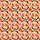 Women's Warm Light Beige Abstract Flame Wave Pattern with Fiery Red, Bright Orange, Black, Pale Apricot & Vivid Magenta Satin Pajamas Set - 2