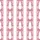 Women's Pastel Pink White Vertical Stripe Delicate Vibrant Bow Ribbon Pattern Satin Pajamas Set - 2
