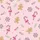 Women's Seamless Light Pink Whimsical Fuchsia Mint Green Candy Cane Peppermint Gingerbread Pattern Satin Pajamas Set - 2