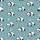 Panda Lovers' Whimsical Muted Teal Sleeping Panda ZzZ Starry Pattern Satin Pajamas Set - 2