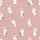 Women's Kawaii White Bunnies Holding Orange Carrots Repeating Pattern on Soft Rosy Pink Satin Pajamas Set - 2