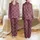 Elegance Lovers' Deep Burgundy White Interlocking Geometric Scrollwork Quatrefoil Pattern Satin Pajamas Set - 1