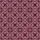 Elegance Lovers' Deep Burgundy White Interlocking Geometric Scrollwork Quatrefoil Pattern Satin Pajamas Set - 2