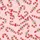 Women's Whimsical Red Mint Candy Cane Repeating Pattern on Soft Baby Pink Satin Pajamas Set - 2