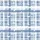 Women's Dusty Blue Plaid Whimsical Dreamy Eye Moon Star Pattern Satin Pajamas Set - 2