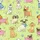 Dog Lovers' Whimsical Cartoon Dog Breeds with Sweaters & Bow Ties, Pastel Lime Green & Pink Polka Dots Satin Pajamas Set - 2