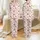 Women's Whimsical Tan Brown Rodeo Cowboys Bucking Broncos Pink Heart Saguaro Cactus Desert Pattern Satin Pajamas Set - 1