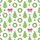 Women's White Pink Green Naive Christmas Trees Wreaths Bows Candy Canes Design Satin Pajamas Set - 2
