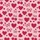 Women's Pastel Pink Fuchsia Illustrative Hearts Elegant Bows Cherry Clusters Whimsical Pattern Satin Pajamas Set - 2