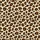 Women's Organic Creamy Beige Leopard Spot Pattern with Chocolate & Umber Satin Pajamas Set - 2