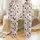 Cat Lovers' Muted Beige-Pink Illustrative Playful Cats Diverse Fur Patterns Satin Pajamas Set - 1