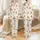 Women's Whimsical Cream Off-White Christmas Baking Gingerbread Cookie Pattern Satin Pajamas Set - 1