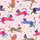 Women's Whimsical Pastel Pink Leopard Print with Colorful Spotted Leopards, Patterned Sweaters & Star Shapes Satin Pajamas Set - 2