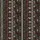 Women's Intricate Bohemian Folkloric Vertical Stripe Hand-Drawn Motifs Black-Brown Earthy Jewel Tones Satin Pajamas Set - 2
