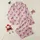 Women's Vibrant Bubblegum Pink Flamingo Flat Vector Seamless Pattern on Deep Black Satin Pajamas Set - 1