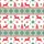 Women's White Red Forest Green Nordic Folkloric Reindeer Christmas Tree Snowflake Geometric Pattern Satin Pajamas Set - 2