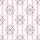 Women's Elegant Bubblegum Pink & White Vertical Stripe with Dynamic Black Angular Grid Lines Satin Pajamas Set - 2