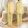 Women's Vibrant Sunny Yellow Hand-Drawn Cream Daisy Bloom Repeat Pattern Satin Pajamas Set - 1