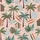 Women's Blush Pink Hand-Drawn Vintage Tropical Resort: Olive Palms, Teal Waves, Terracotta Surfboards Satin Pajamas Set - 2