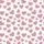 Women's Plush Dusty Rose Pink Hand-Drawn Irregular Heart Cow Print White Background Satin Pajamas Set - 2