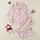 Women's Plush Dusty Rose Pink Hand-Drawn Irregular Heart Cow Print White Background Satin Pajamas Set - 1