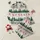 Women's Scandinavian Folk Art Red Green White Reindeer Evergreen Forest Geometric Band Pattern Satin Pajamas Set - 1