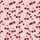 Women's Illustrative Flat Dark Red Cherry Green Stem Pastel Pink Pattern Satin Pajamas Set - 2