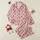 Women's Illustrative Flat Dark Red Cherry Green Stem Pastel Pink Pattern Satin Pajamas Set - 1