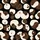 Women's Minimalist Abstract Organic Pattern in Rich Black, Creamy Off-White, Chocolate Brown & Rose-Beige Accents Satin Pajamas Set - 2