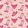 Women's Playful Western Cowboy Boots & Hats Heart Lasso Fuchsia Bubblegum Pink Pale Pink Pattern Satin Pajamas Set - 2