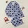 Women's Muted Lavender Blue Stylized Bear Face & Paw Pattern with Cable Knit Texture Satin Pajamas Set - 1