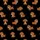 Women's Seamless Flat Graphic Black Red-Brown & Tan Cartoon Dachshund Pattern Satin Pajamas Set - 2