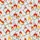Women's Speckled Gray Fissure Design with Vibrant Orange Yellow Red Stylized Flames Satin Pajamas Set - 2