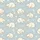 Women's Soft Blue-Grey Creamy Sleeping Cartoon Bear Whimsical Moon Star Pattern Satin Pajamas Set - 2