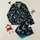 Women's Ethereal Neon Teal Magenta Butterfly & Cyan Vine All-Over Pattern Satin Pajamas Set - 1
