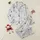 Women's Cream Sky Grey Dreamy Celestial Moon Star Cloud Cable Knit Illustration Satin Pajamas Set - 1