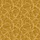 Women's Elegant Mustard Gold Abstract Flowing Lines & Organic Shapes Pattern Satin Pajamas Set - 2
