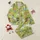 Dog Lovers' Energetic Lime Green Cartoon Dogs with Quirky Outfits & Whimsical Elements Satin Pajamas Set - 1
