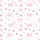 Women's Cute Illustrative Pure White, Soft Pink Bows, Vibrant Hearts, Tiny Stars Scattered Pattern Satin Pajamas Set - 2