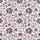 Women's Hand-Drawn Plum Floral Botanical Silhouette Pattern on Creamy Off-White Satin Pajamas Set - 2
