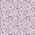 Women's Muted Pastel Pink Vintage Illustrative Meadow Floral with Periwinkle Blue Blossoms, Dark Purple Buds, Green-Grey Foliage & Tiny White Dots Satin Pajamas Set - 2