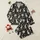 Women's Deep Charcoal Whimsical Pastel Bunny, Egg & Spring Garden All-Over Print Design Satin Pajamas Set - 1