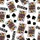 Women's Graphic Flat Queen of Spades Playing Card Pattern Black Red Blue Yellow Dynamic Spade Symbols QUEEN Text Satin Pajamas Set - 3