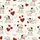 Women's Creamy Off-White Playful Dalmatian Puppies, Dark Red Hearts & Script Text Design Satin Pajamas Set - 2
