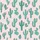 Women's Playful Pastel Pink Desert Motif Teal Turquoise Cactus Seamless Pattern Satin Pajamas Set - 2
