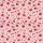 Women's Whimsical Pink Cherry Bow Scattered Pattern, Red Cherries, Petite Bows & Dotted Blossoms Satin Pajamas Set - 2