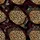 Women's Bold Golden Brown Leopard & Marbled Burgundy Abstract with Black Lace Design Satin Pajamas Set - 2