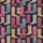 Cowgirl Style Lovers' Illustrative Vintage Hand-Drawn Cowboy Boot Pattern with Vibrant Jewel & Earth Tones on Dark Navy Satin Pajamas Set - 2